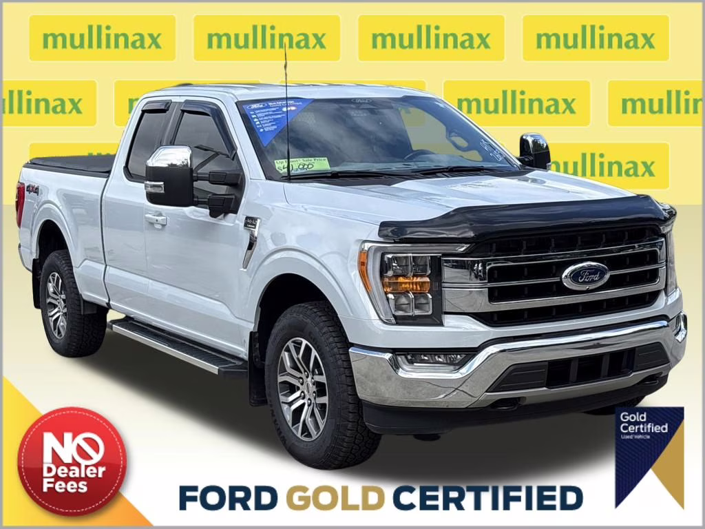 2022 White Metallic Ford F-150 Lariat 4X4 Truck