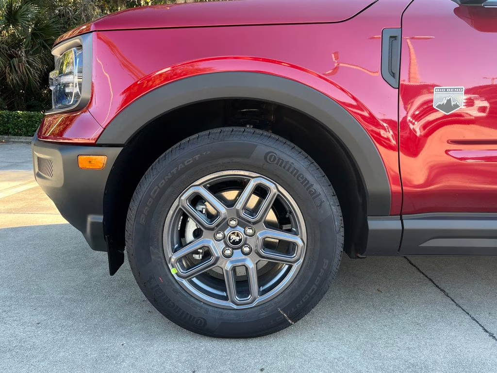 2025 Ruby Red Metallic Tinted Clearcoat Ford Bronco Sport Big Bend 4X4 SUV