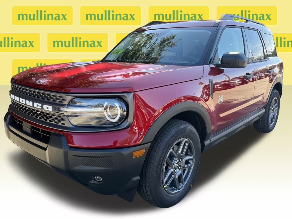 2025 Ruby Red Metallic Tinted Clearcoat Ford Bronco Sport Big Bend 4X4 SUV