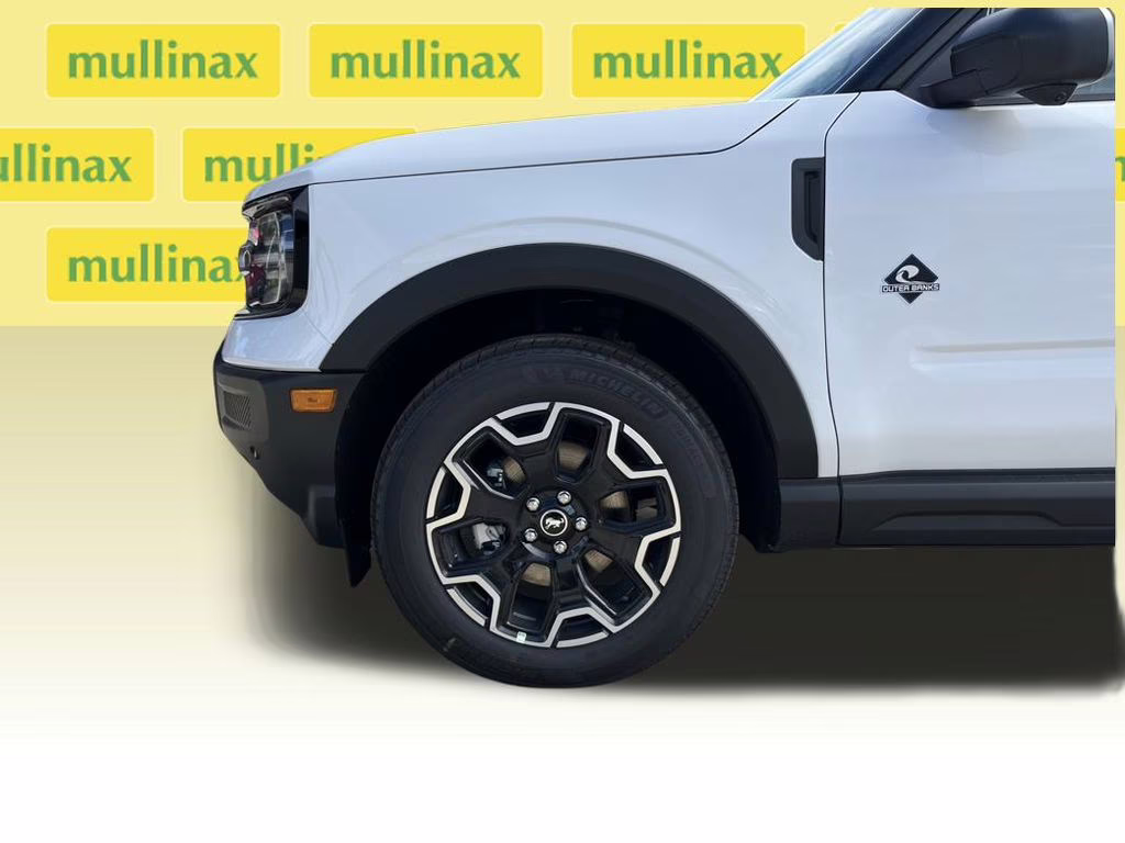 2025 Oxford White Ford Bronco Sport Outer Banks 4X4 SUV