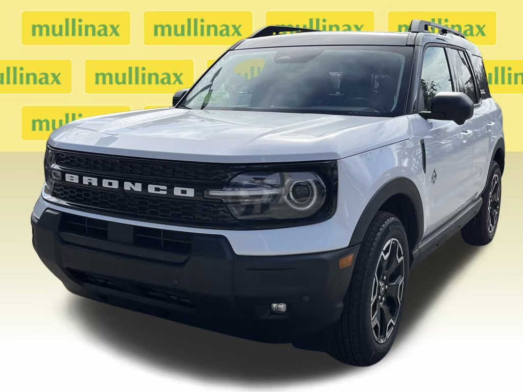 2025 Oxford White Ford Bronco Sport Outer Banks 4X4 SUV