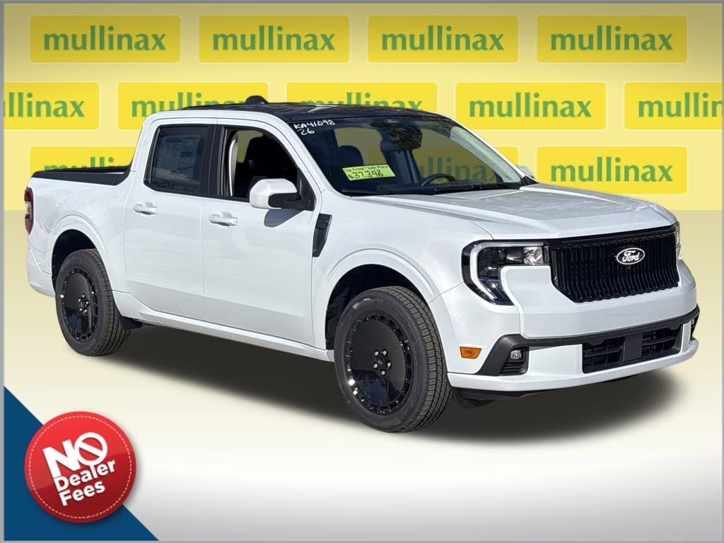 2026 Space White Metallic Ford Maverick Lobo Standard AWD Truck