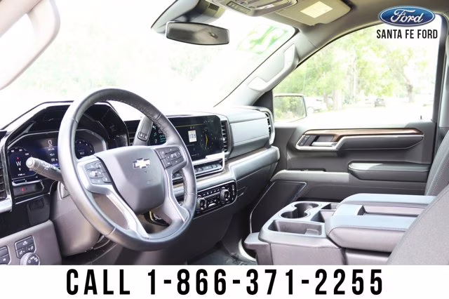 2025 Summit White Chevrolet Silverado 1500 LT 4X4 Truck