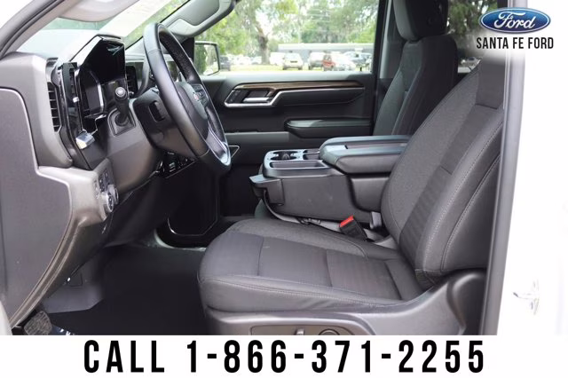 2025 Summit White Chevrolet Silverado 1500 LT 4X4 Truck