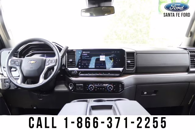 2025 Summit White Chevrolet Silverado 1500 LT 4X4 Truck