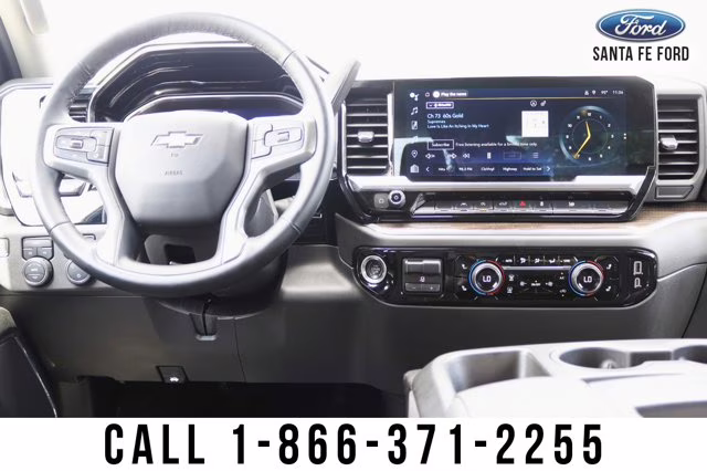2025 Summit White Chevrolet Silverado 1500 LT 4X4 Truck
