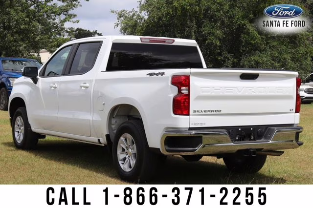 2025 Summit White Chevrolet Silverado 1500 LT 4X4 Truck