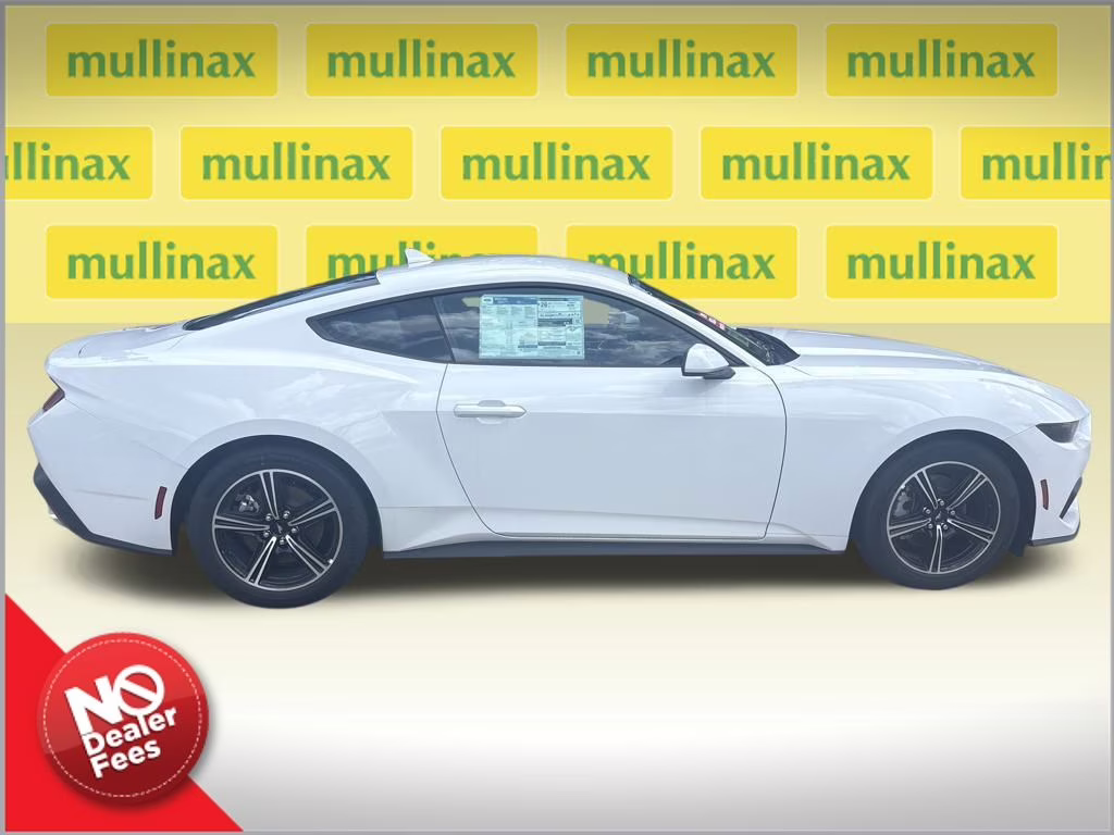 2025 Oxford White Ford Mustang EcoBoost RWD Coupe