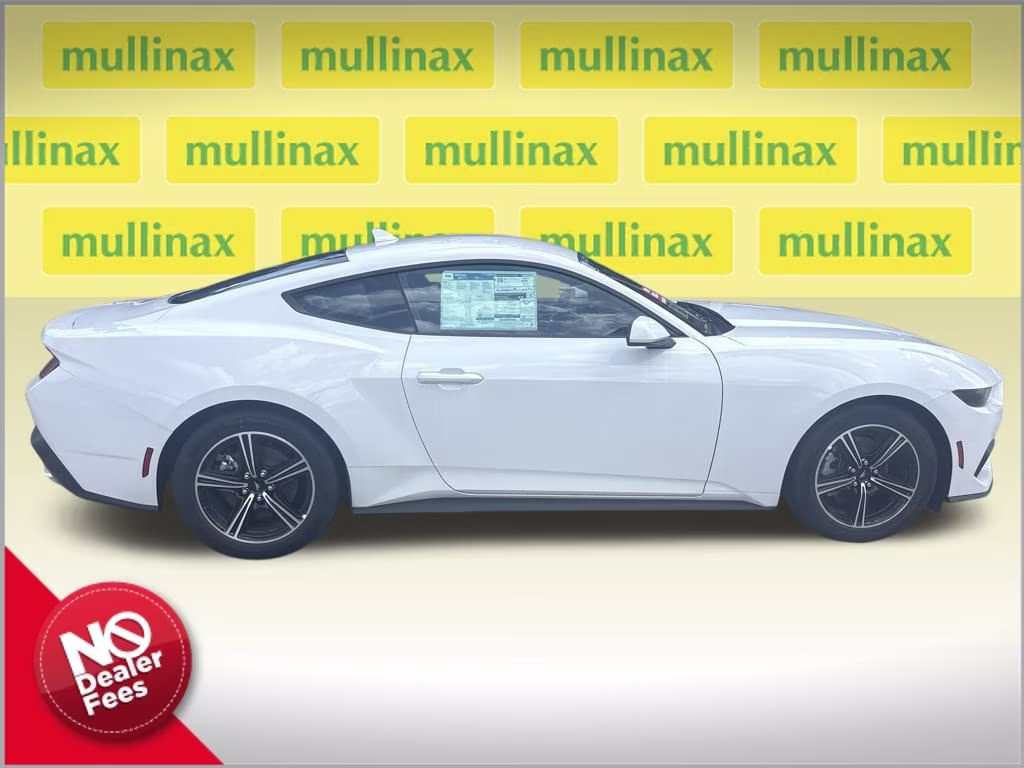 2025 Oxford White Ford Mustang EcoBoost RWD Coupe