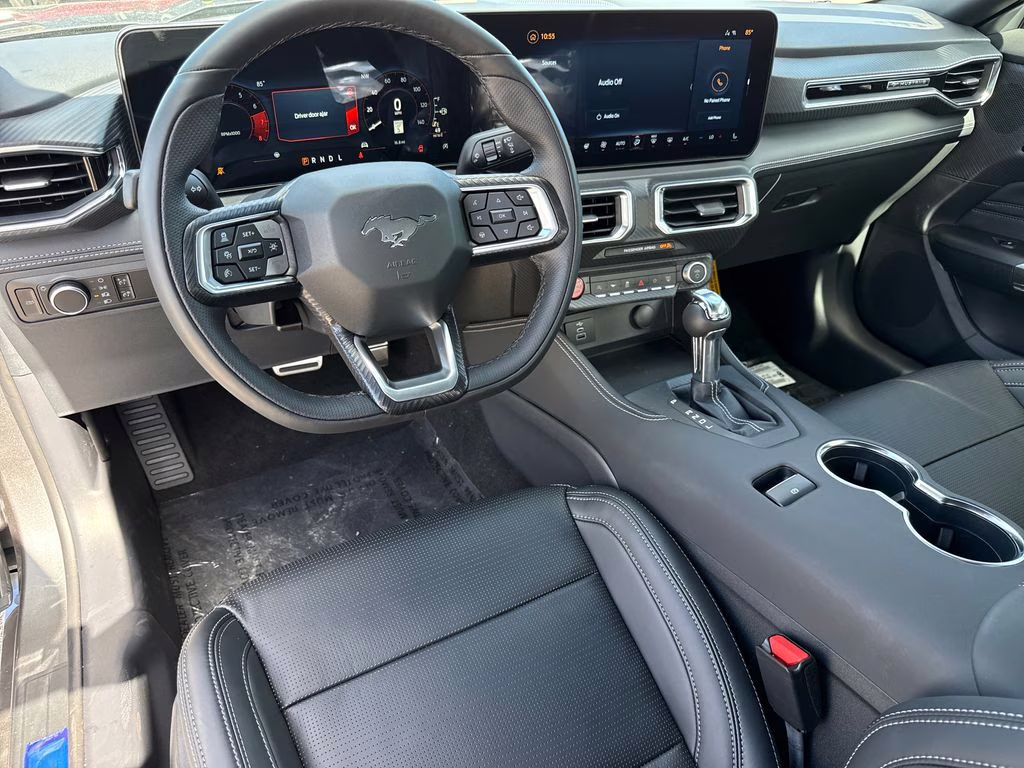 2025 Carbonized Gray Metallic Ford Mustang EcoBoost Premium RWD Convertible