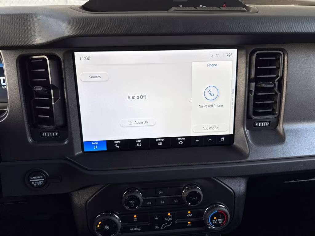 2025 Azure Gray Metallic Tri-Coat Ford Bronco Base 4X4 SUV