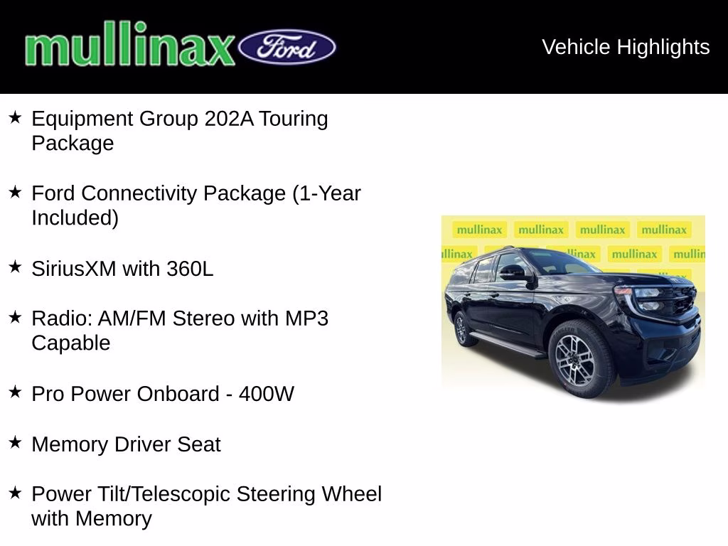 2026 Agate Black Metallic Ford Expedition Max Active RWD SUV