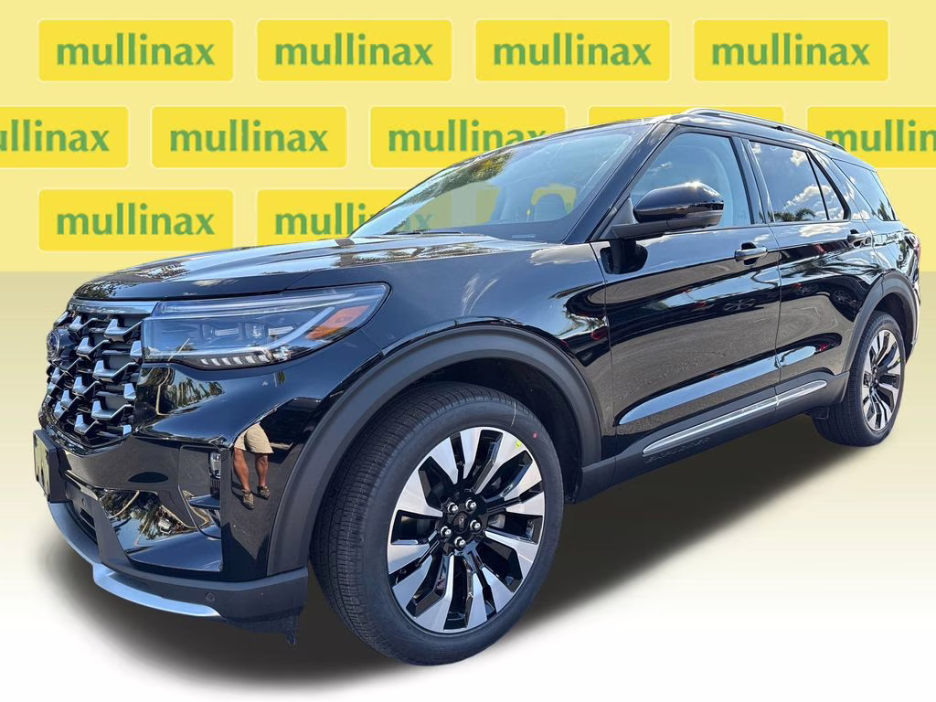 2026 Agate Black Metallic Ford Explorer Platinum 4X4 SUV