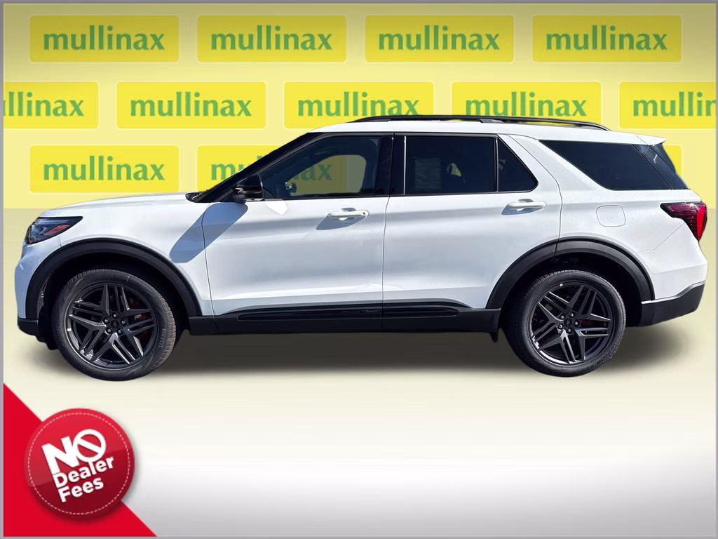 2026 Star White Metallic Tri-Coat Ford Explorer ST RWD SUV