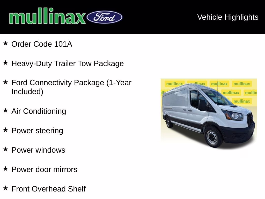 2026 Oxford White Ford Transit-250 Base RWD Van