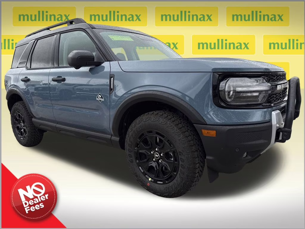 2025 Azure Gray Metallic Tri-Coat Ford Bronco Sport Outer Banks 4X4 SUV