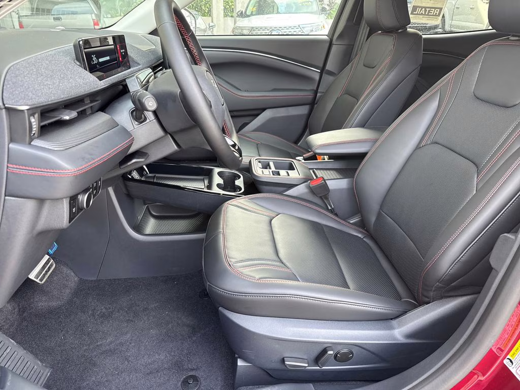 2025 Molten Magenta Metallic Tinted Clearcoat Ford Mustang Mach-E Premium AWD SUV