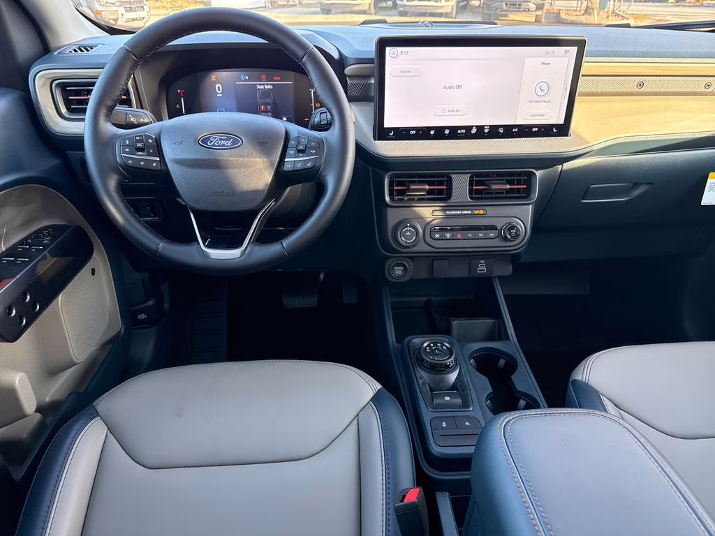 2026 Azure Gray Metallic Tri-Coat Ford Maverick Lariat AWD Truck