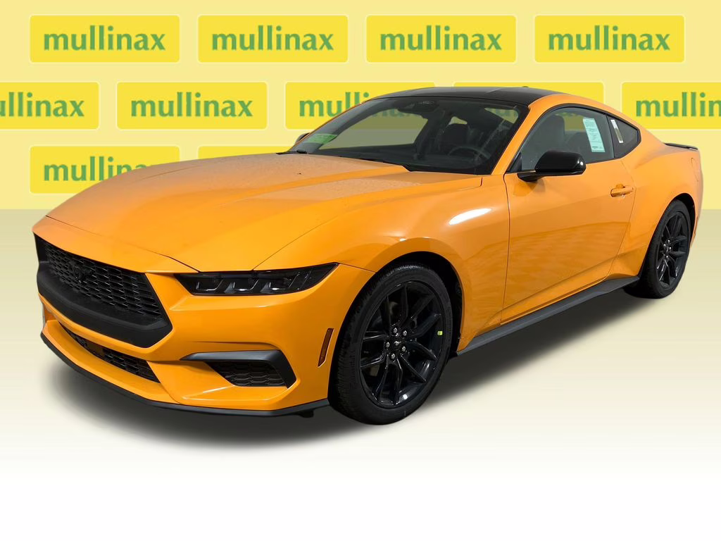 2026 Orange Ford Mustang EcoBoost RWD Coupe
