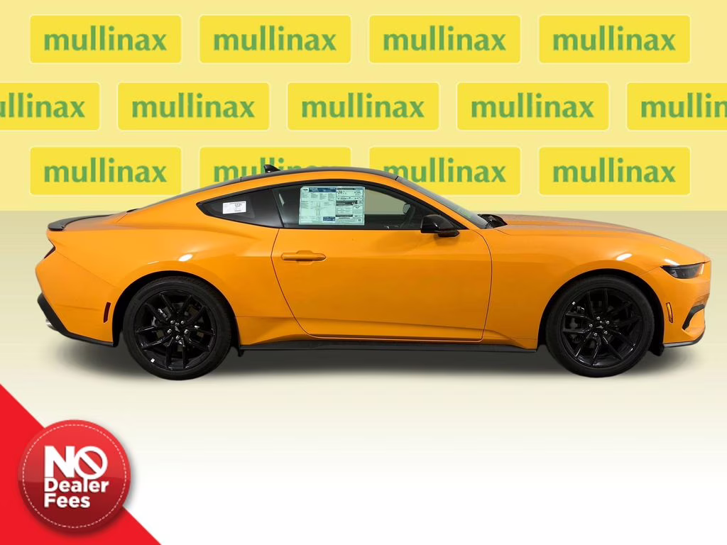 2026 Orange Ford Mustang EcoBoost RWD Coupe