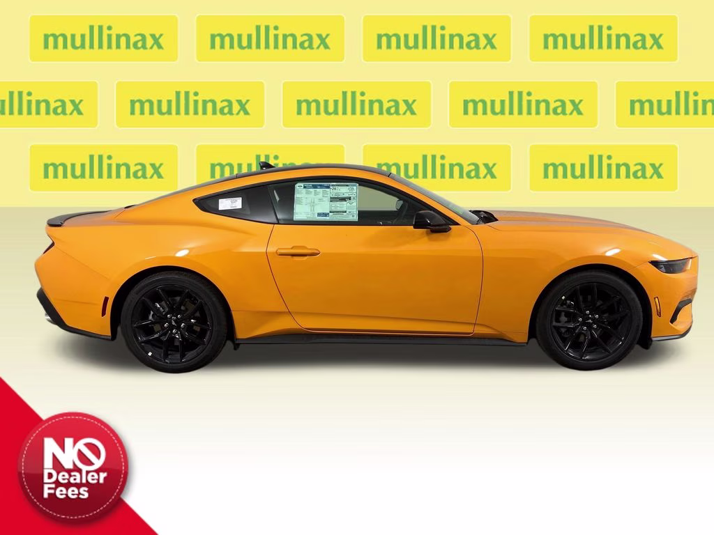 2026 Orange Ford Mustang EcoBoost RWD Coupe