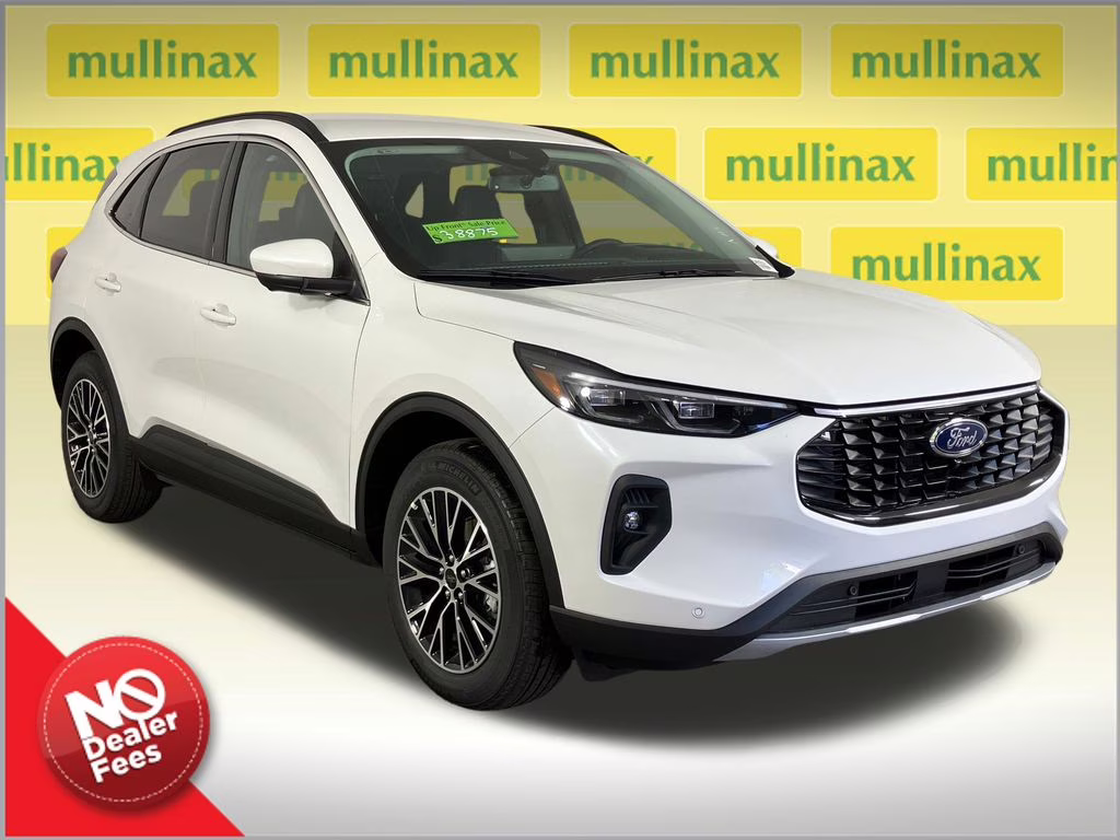 2026 Star White Metallic Tri-Coat Ford Escape Plug-In Hybrid Base FWD SUV