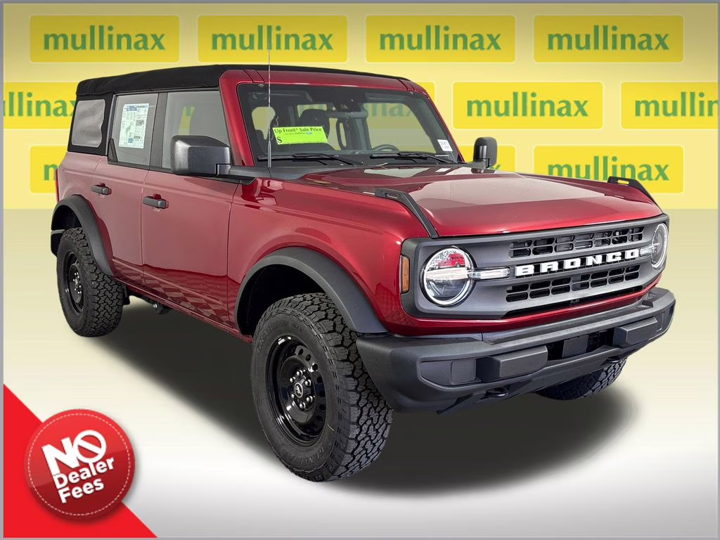 2025 Ruby Red Metallic Tinted Clearcoat Ford Bronco Base 4X4 SUV