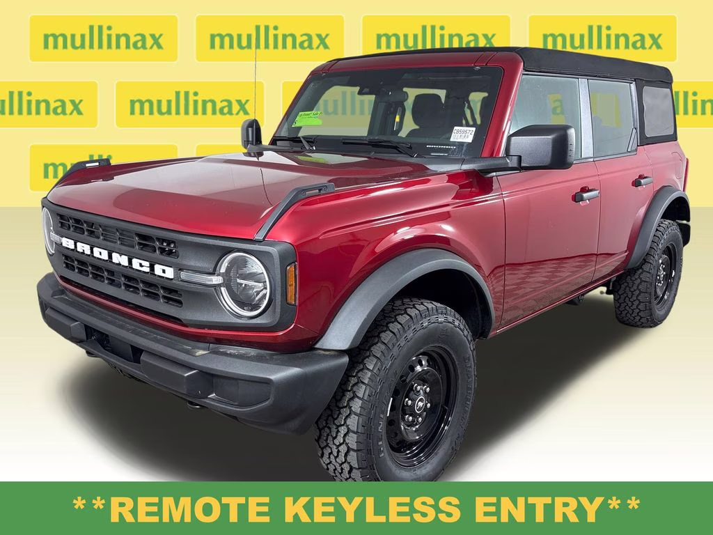 2025 Ruby Red Metallic Tinted Clearcoat Ford Bronco Base 4X4 SUV