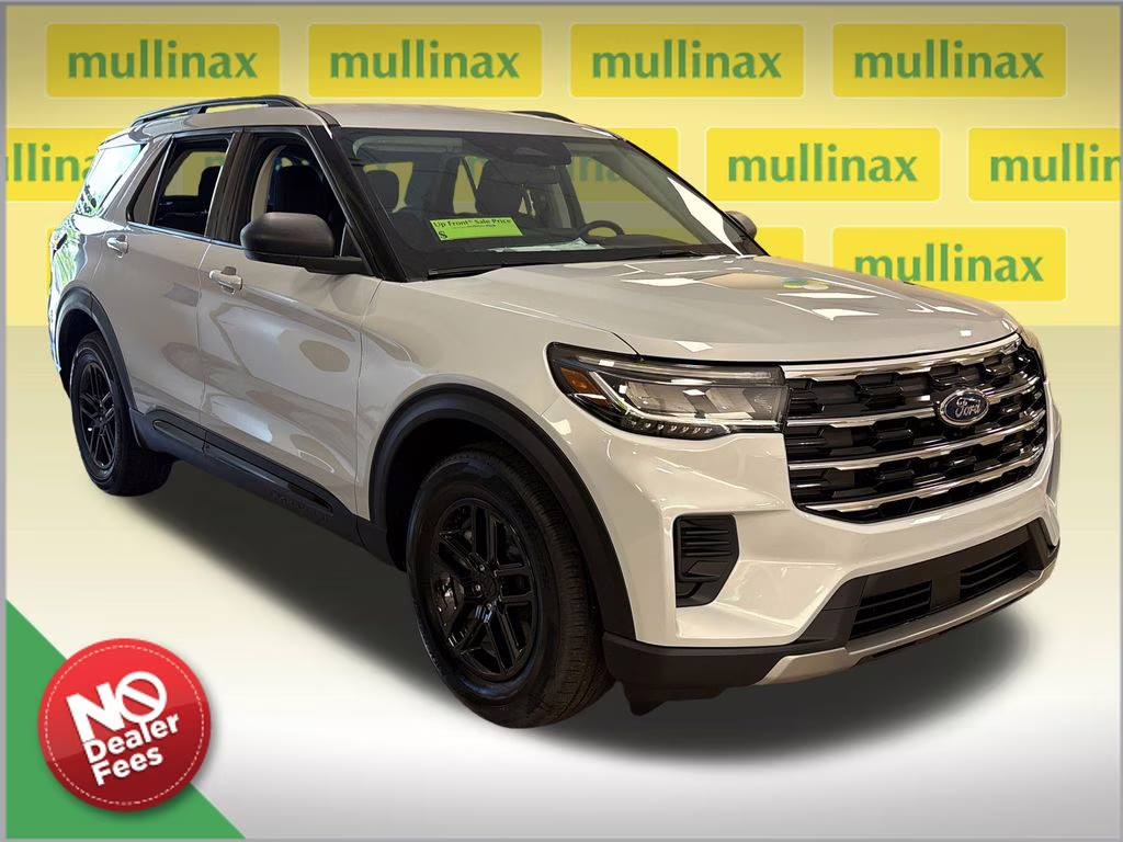 2026 Space White Metallic Ford Explorer Active RWD SUV