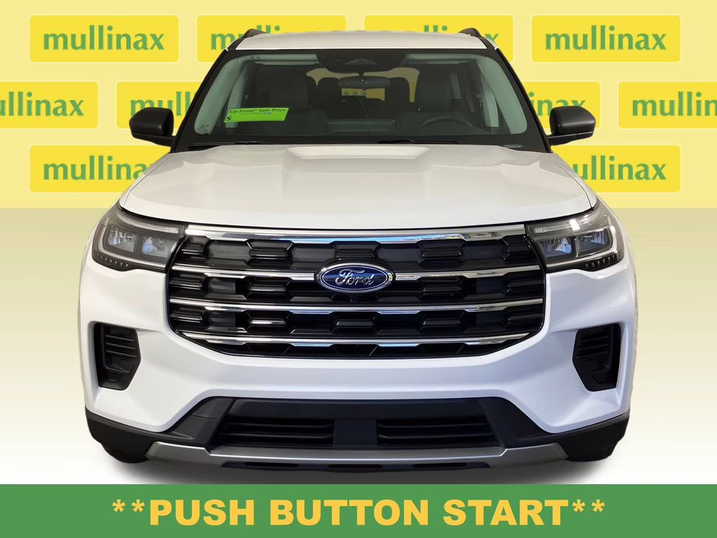 2026 Star White Metallic Tri-Coat Ford Explorer Active RWD SUV