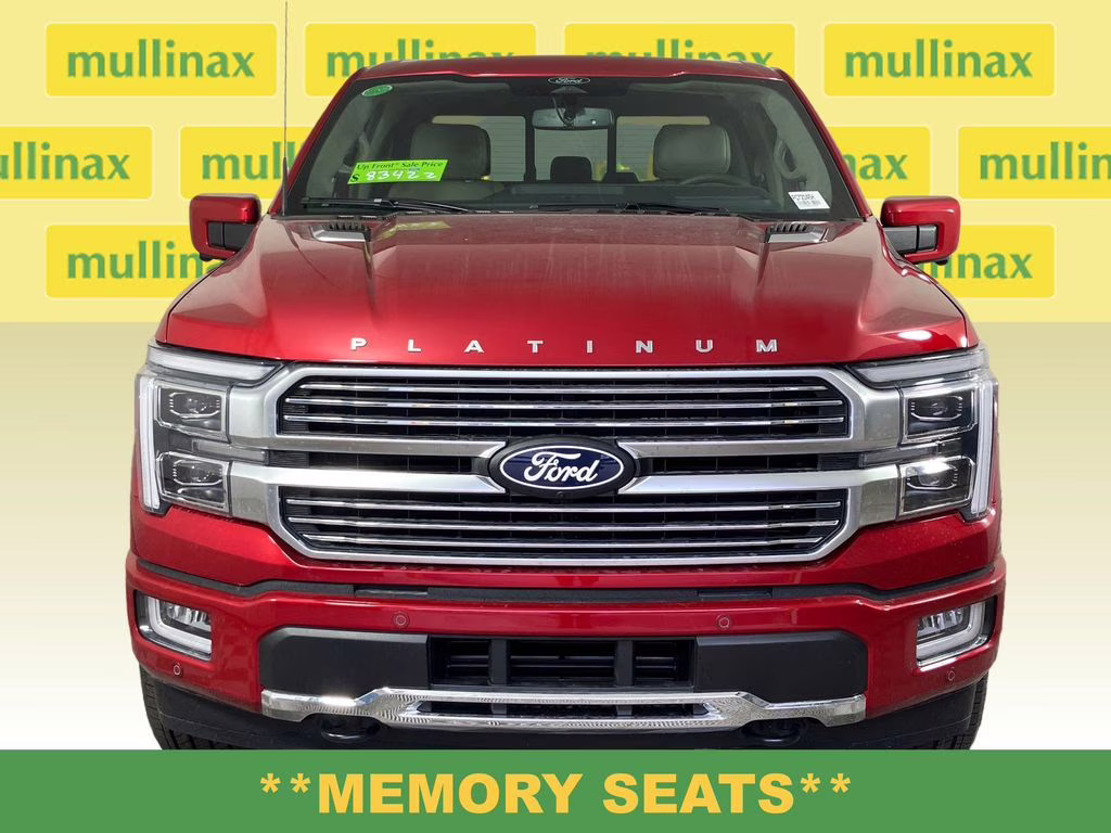2025 Rapid Red Metallic Tinted Clearcoat Ford F-150 Platinum 4X4 Truck