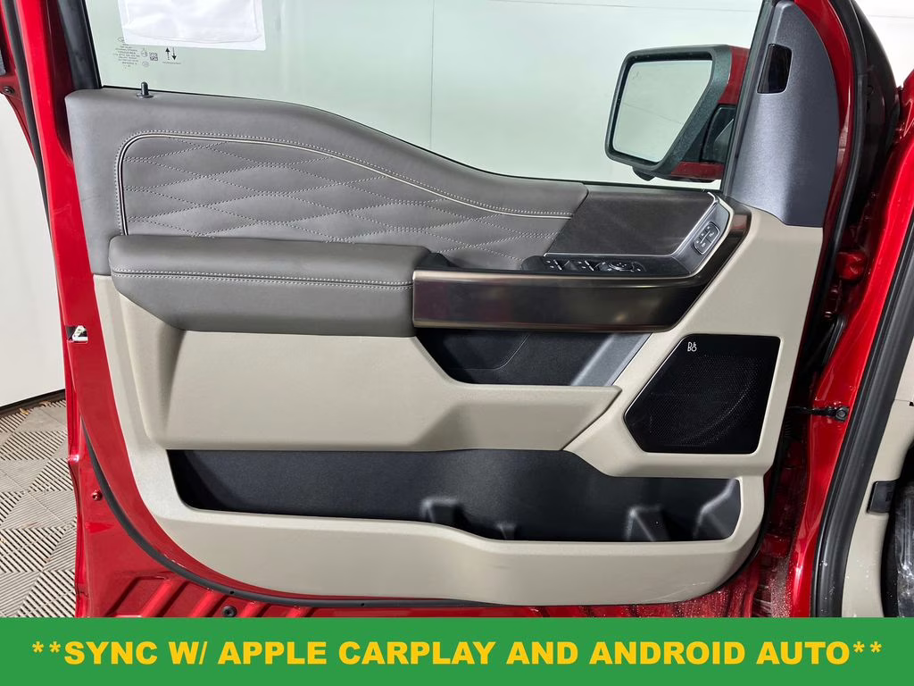 2025 Rapid Red Metallic Tinted Clearcoat Ford F-150 Platinum 4X4 Truck