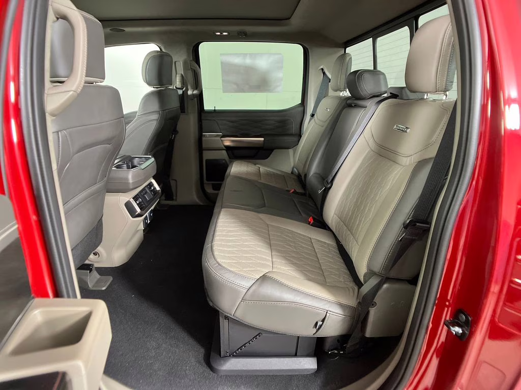 2025 Rapid Red Metallic Tinted Clearcoat Ford F-150 Platinum 4X4 Truck