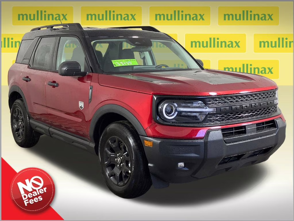 2025 Ruby Red Metallic Tinted Clearcoat Ford Bronco Sport Big Bend 4X4 SUV