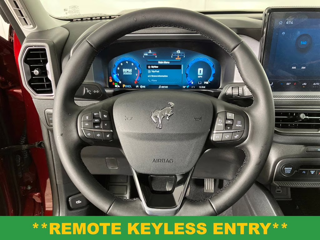 2025 Ruby Red Metallic Tinted Clearcoat Ford Bronco Sport Big Bend 4X4 SUV