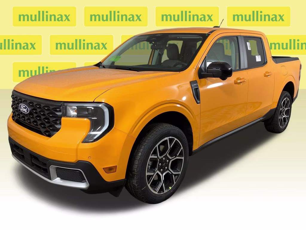 2026 Orange Fury Metallic Tri-Coat Ford Maverick Lariat AWD Truck