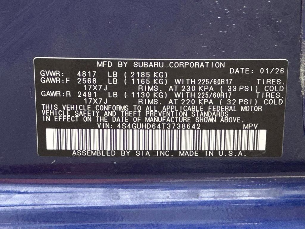 2026 Sapphire Blue Pearl Subaru Crosstrek Premium AWD SUV