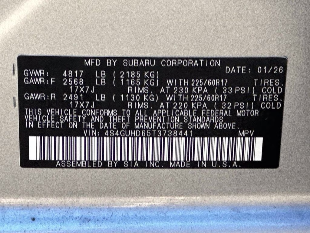 2026 Ice Silver Metallic Subaru Crosstrek Premium AWD SUV