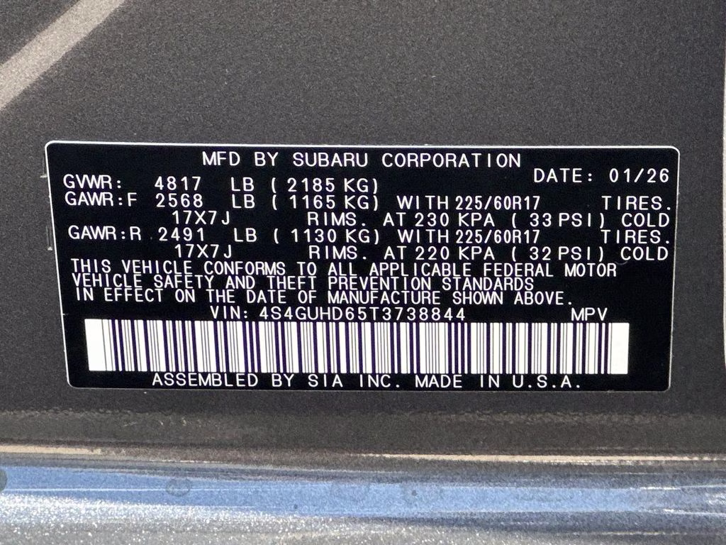 2026 Magnetite Gray Metallic Subaru Crosstrek Premium AWD SUV