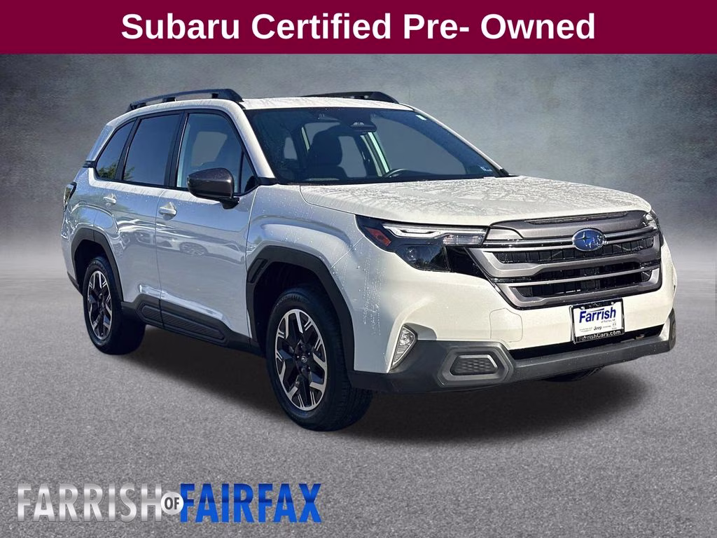 2026 Crystal White Pearl Subaru Forester Premium AWD SUV