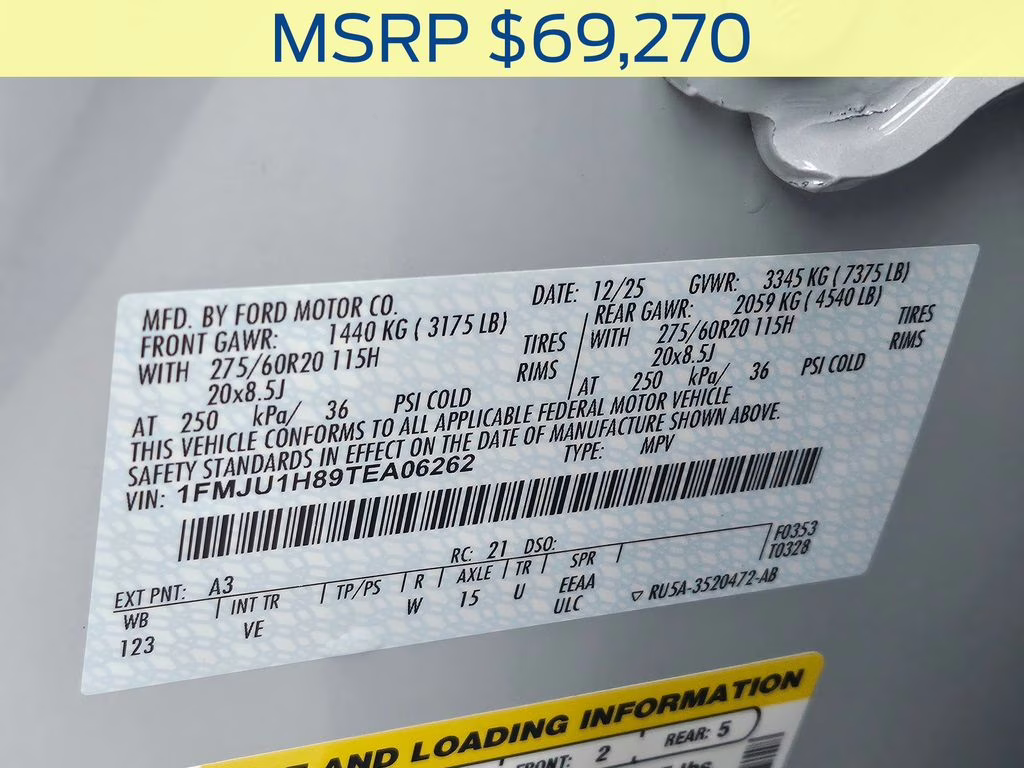 2026 Space Silver Metallic Ford Expedition Active RWD SUV