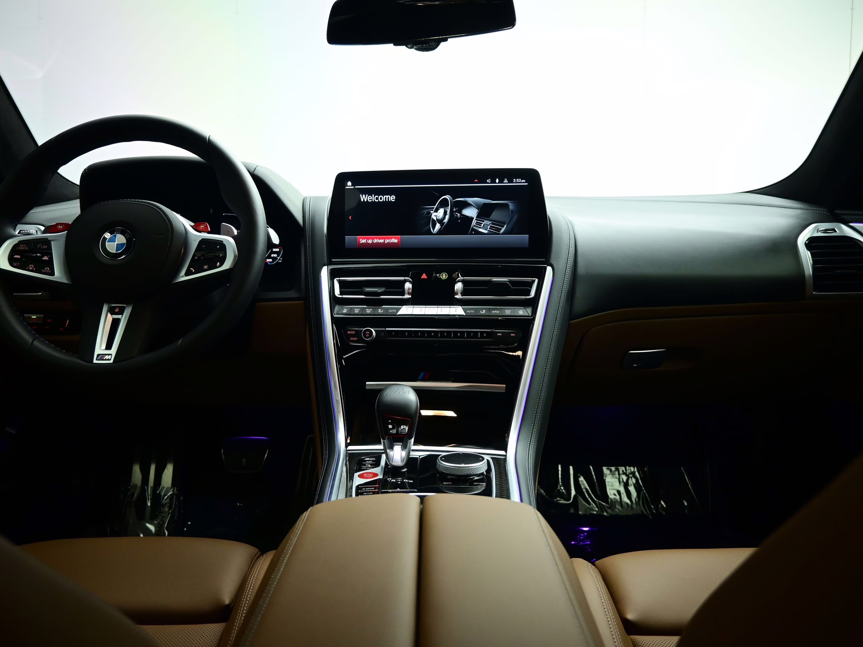 2025 Tanzanite Blue II Metallic BMW M8 Competition AWD Sedan