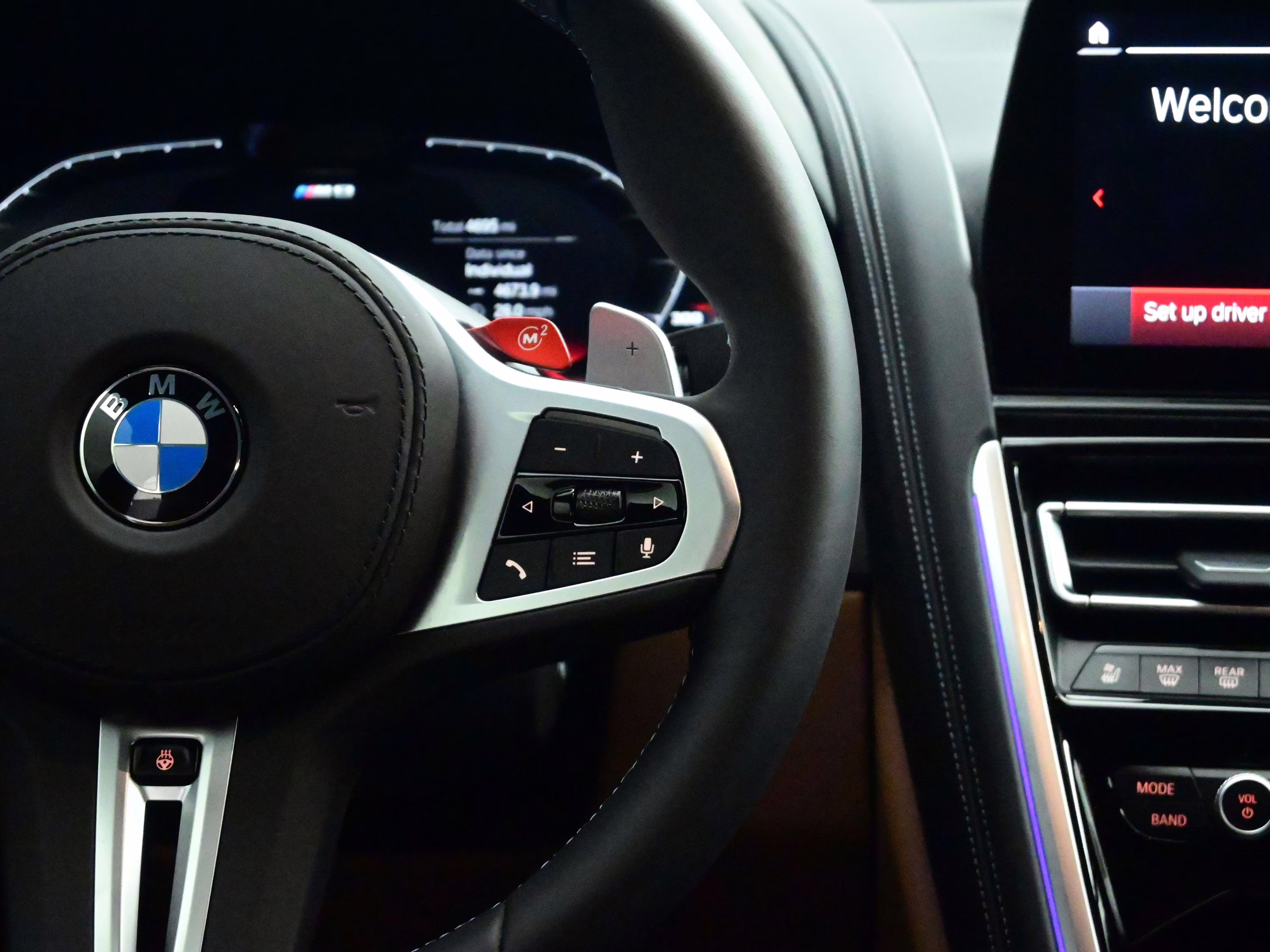 2025 Tanzanite Blue II Metallic BMW M8 Competition AWD Sedan