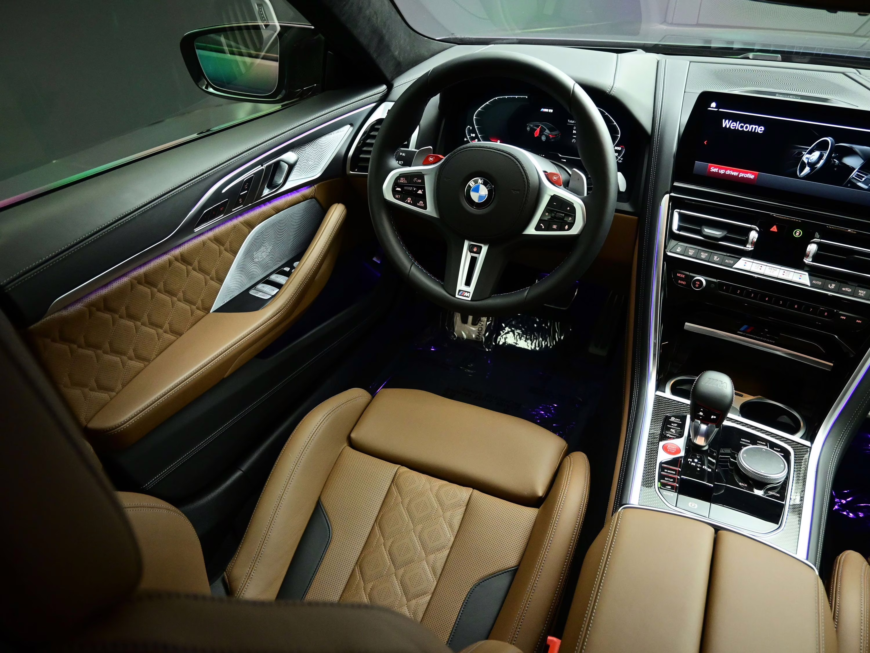 2025 Tanzanite Blue II Metallic BMW M8 Competition AWD Sedan