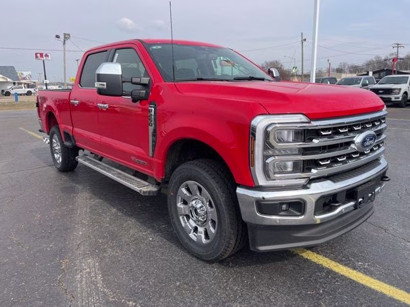 2026 Race Red Ford Super Duty F-250 SRW LARIAT 4X4 Truck