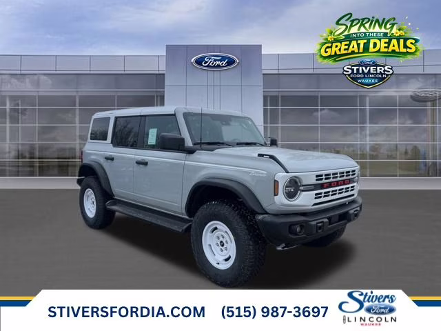 2026 Avalanche Gray Ford Bronco Heritage Edition 4X4 SUV