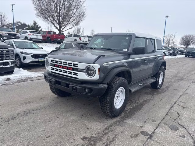 2026 Carbonized Gray Metallic Ford Bronco Heritage Edition 4X4 SUV