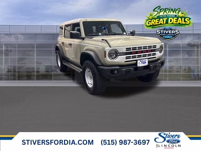 2026 Desert Sand Ford Bronco Heritage Edition 4X4 SUV