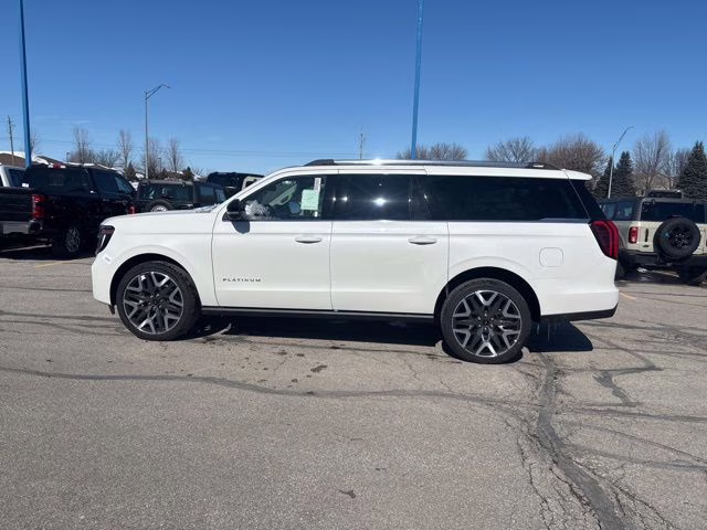 2026 Star White Metallic Tri-Coat Ford Expedition Max Platinum 4X4 SUV
