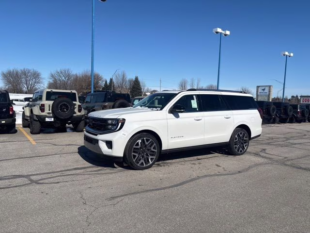 2026 Star White Metallic Tri-Coat Ford Expedition Max Platinum 4X4 SUV